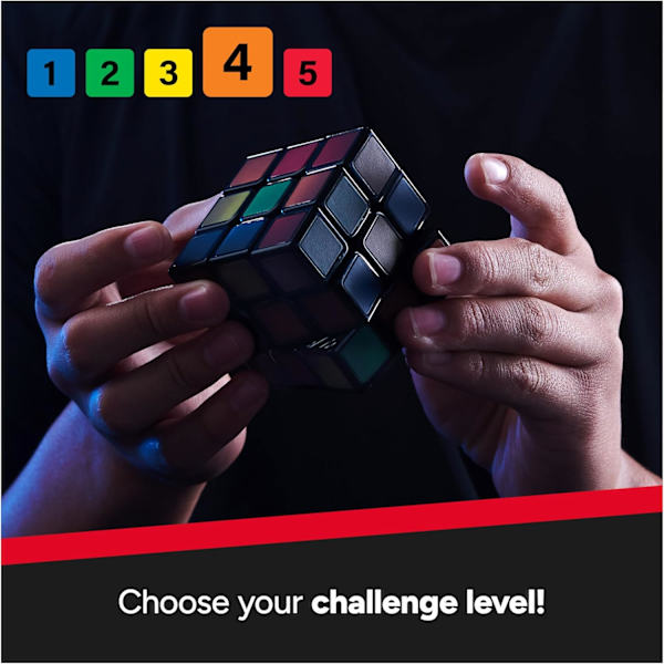 Rubiks kub, Phantom, 3x3 kub Avancerad teknik Svårt 3D-pussel Resespel Stressavlastande fidget-leksak Aktivitetskub för vuxna och barn