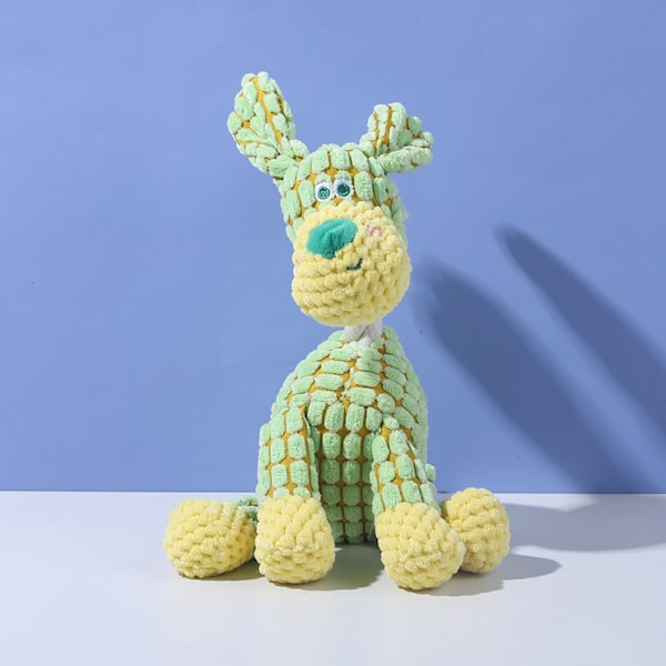 Husdjursleksak Hund Tuggljudleksak Rolig Åsna Tandvård Plush Leksak - 26cm (blå)