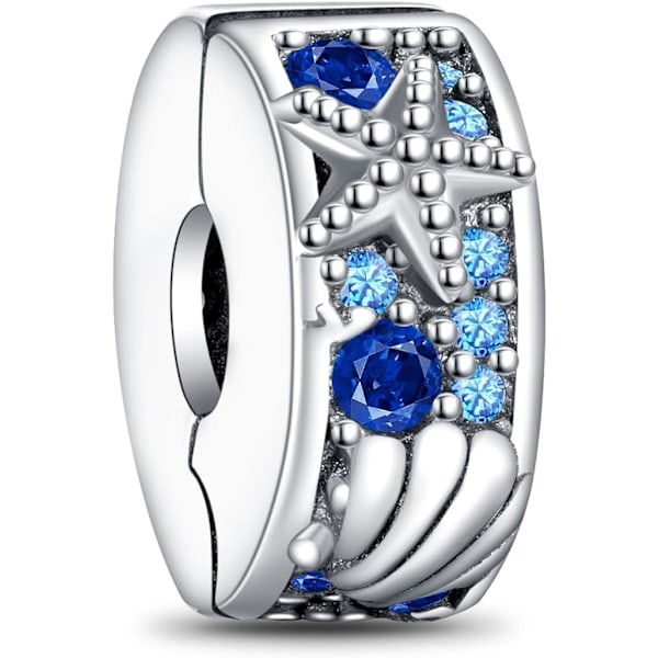Metalarmbånd med kubisk zirkonia, kompatibelt med europæiske julecharms til kvinder og piger til fødselsdag og jubilæum