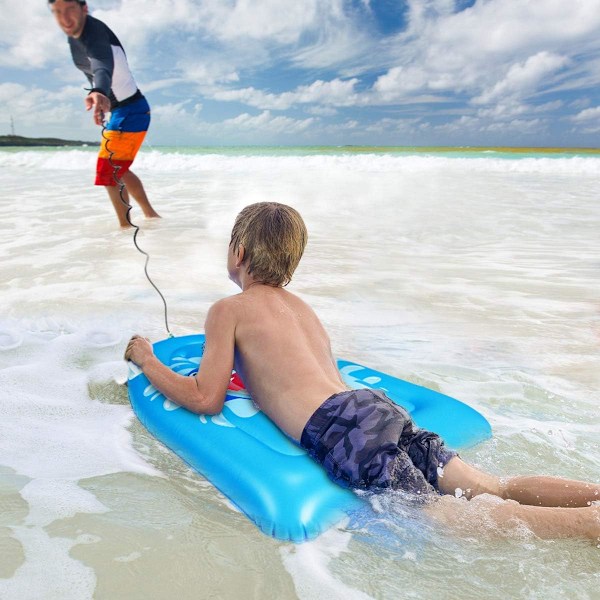 Uppblåsbar Surfbräda Simkickbräda Pool Floats Vuxen Surfing Bodyboard Boogie Boards Pool Floaties Tillbehör Sjö Vatten Floats Barn