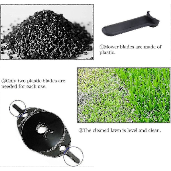 50 stk. Flymo Micro Lite Hovervac Mow N Vac Plæneklipper Plastikblade