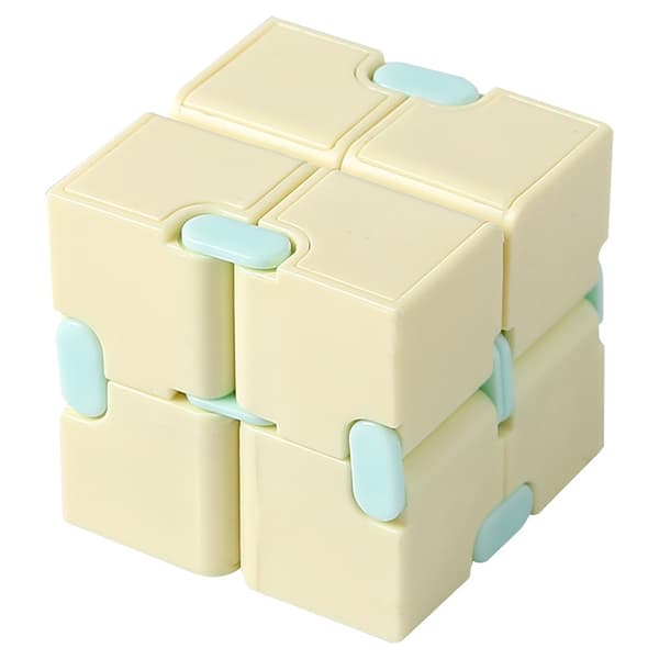 Fidget Legetøj uendelighedskube Antistress yellow
