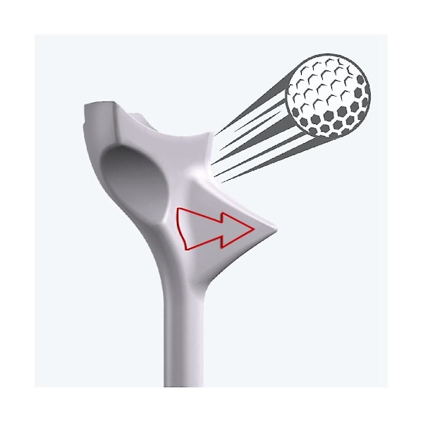 Golf Tee Golf Tee Brakett 10 Diagonal Innsetting Slitesterk Tee Golf Speed Tee Golf Tilbehør