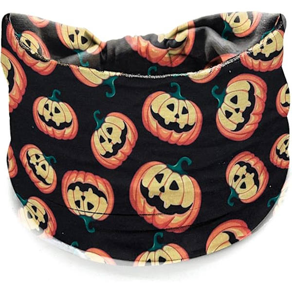 4 stk. Halloween Pandebånd til Kvinder, Bred Turban Udklædningskostume Pandebånd, Græskar Edderkoppespind Flagermus Skelet Hårbånd