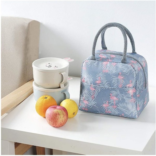 Isolerad lunchväska Tote Bag för kvinnor Bred öppen isolerad kylväska Vattentät termisk läckagesäker lunchorganisatör för män flickor