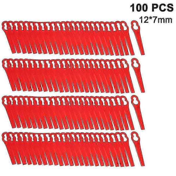 100 stk. Gressklipperblader Trimmerblader Gressklipperblad