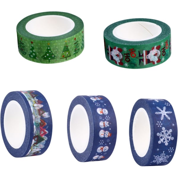 Pieces Jule Washi Tape Julefrokost Washi Tape Jule Kuvert Klistermærker Pakketape Jule Washi Maskeringstape Papir