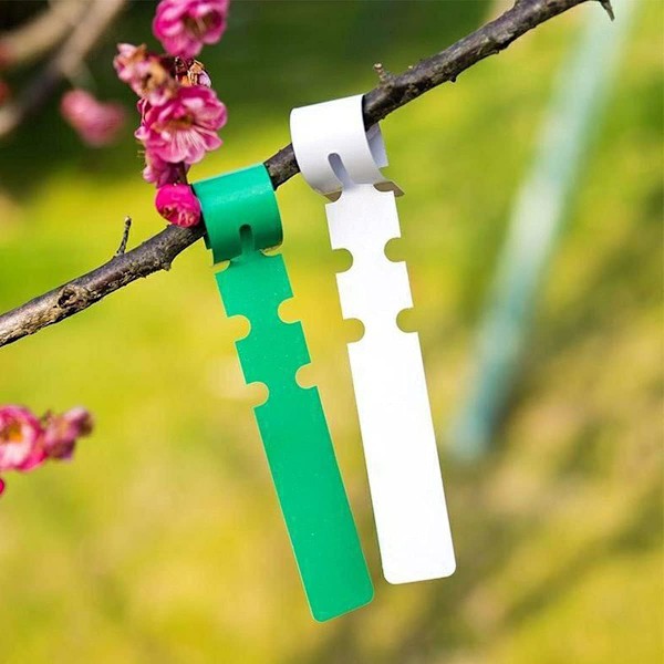 250 stk. Hageplanteetiketter, fargede PVC værbestandige plastetiketter for planteskoler, prydplanter, potteplanter, blomster, etc.