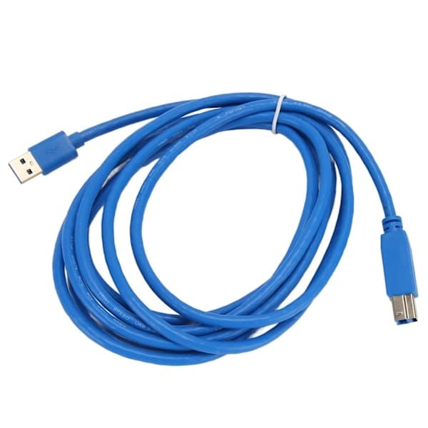 USB 3.0 printerkabel A han til B han 5 Gbit/s 3 meter langt PVC kobber USB scannerkabel til eksterne harddiske hub