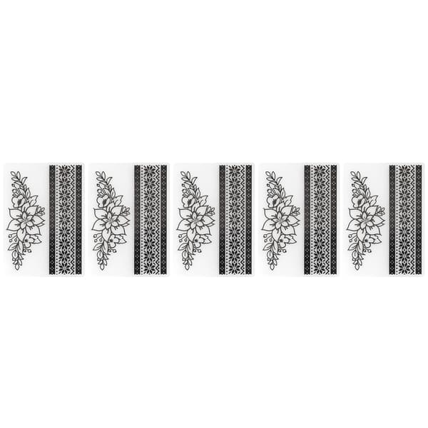 Sett med pregefolder i plast DIY kortlaging scrapbooking preget mal papirhåndverk