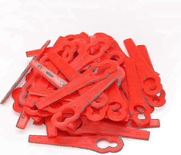 Passer for 50-pakning erstatningsblader til gressklipper, plastgressklipperblad Black And Decker-CHENG DU SI XI