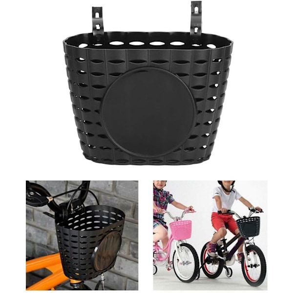 Barncykelkorg, Korg Plast Fram Handgjord Väska Multifunktionell Styrkorg Förvaring för Scootrar eller Barncyklar