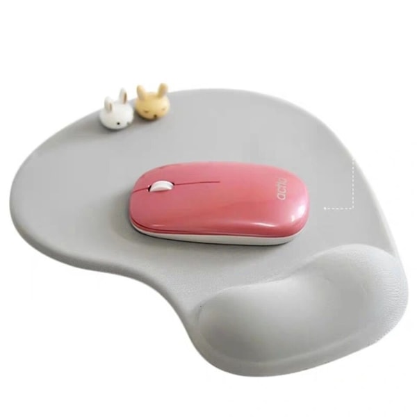 Musmatta för kontor med gel-handledsstöd - Ergonomisk spelmusmatta handledsstöd - Design spelmatta gummibas för bärbar dator