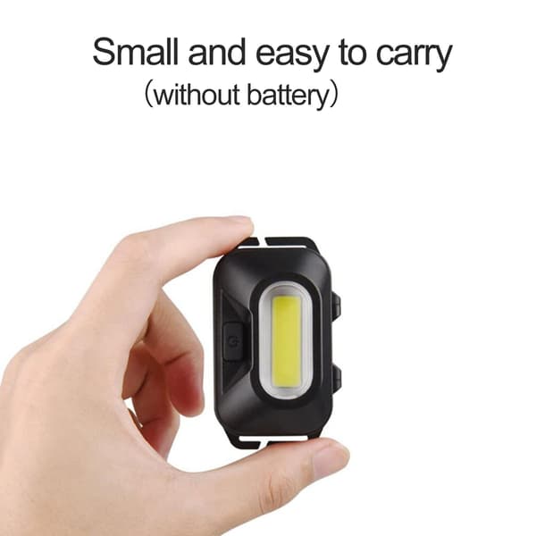 2 stk. lette LED-hodelykter - Kraftig profesjonell hodelykt for voksne og barn, Mini COB AA-hodelykt