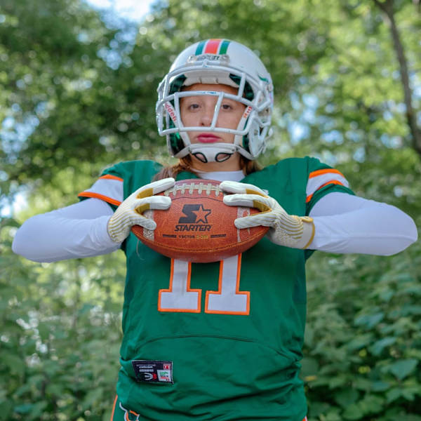 Ungdoms fodboldhandsker, klæbrige Wide Receiver-handsker til børn og voksne, hvide og guld stretch fit fodboldhandsker
