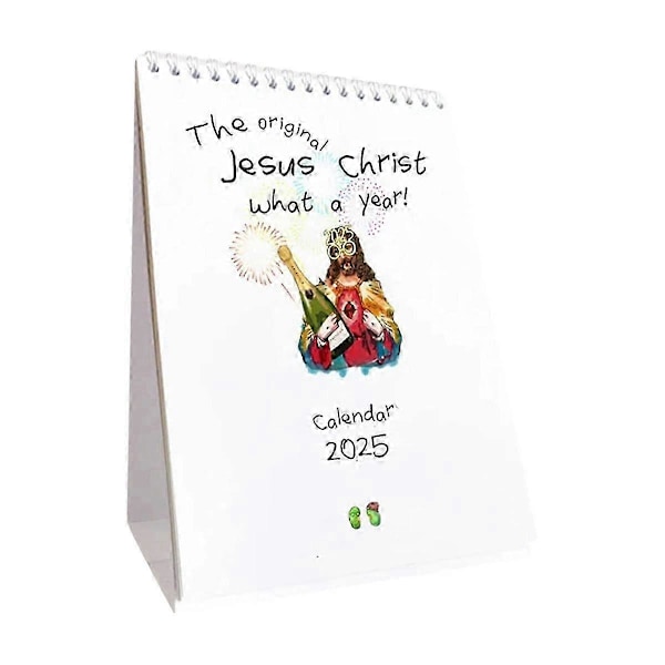 Christ What A Year Kalender 2025 Inspirerande Måleri Den Andra Kalendern 2025 Christ Väggkalender