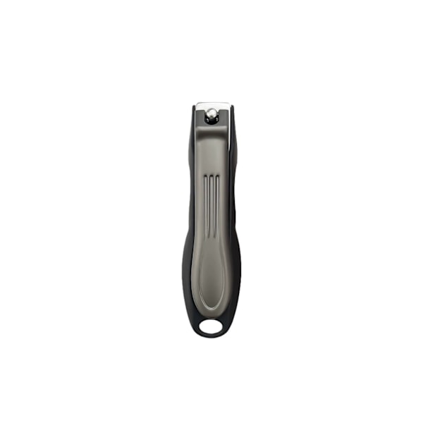 Nagelklippare med stänksäker förvaringslåda, stor nagelklippare för finger- och tånaglar, avtagbar, lätt att rengöra, nagelklippare (Svart - 1-pack)