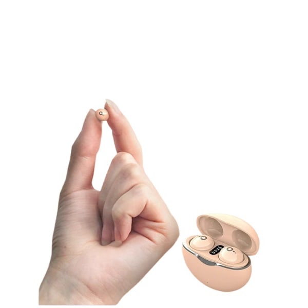 Uudet Mini Bluetooth 5.3 -kuulokkeet, näkymättömät nappikuulokkeet, langattomat TWS-kuulokkeet, melunvaimennus, korvan sisäiset unikuulokkeet musiikkiin Skin color