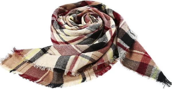 Dame Efterår Vinter Tørklæde Plaid Kvaster Bløde Varme Tæppe Tørklæder Dame Sjal Wraps