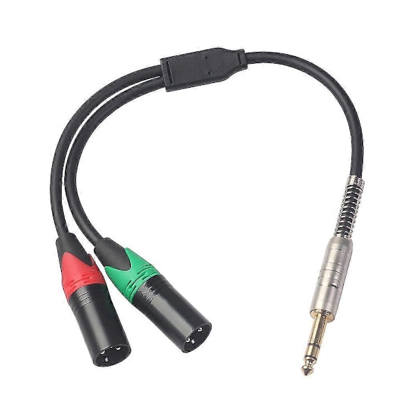 24awg ren kobber lydkabel 6,35 mm til Canon adapterkabel 0,3 meter