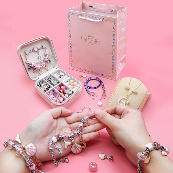 DIY Armbandssatser - Gör Dina Egen Armband, Kreativ Smyckes Armbandset Presentask Multicolor