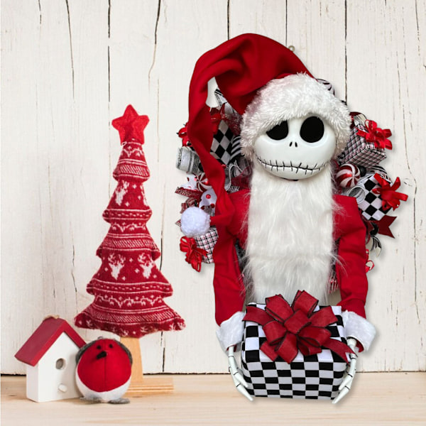 Jack Skellington Nightmare Bee Juledekoration til hoveddør