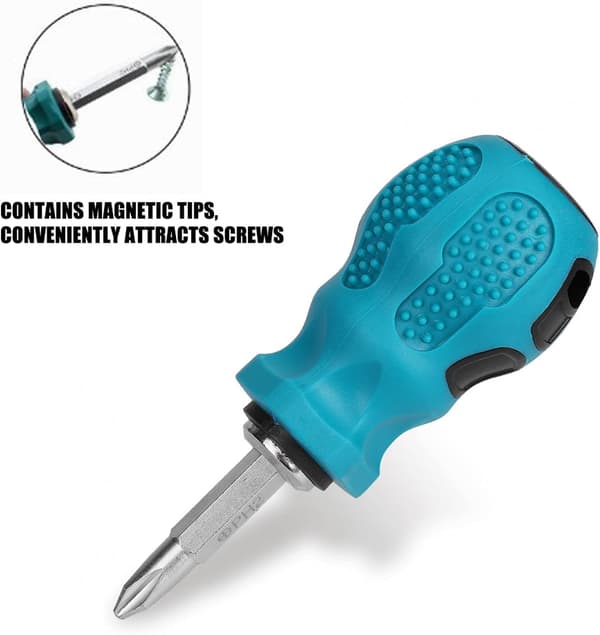 Mini Phillips fladskruetrækker i rustfrit stål 02