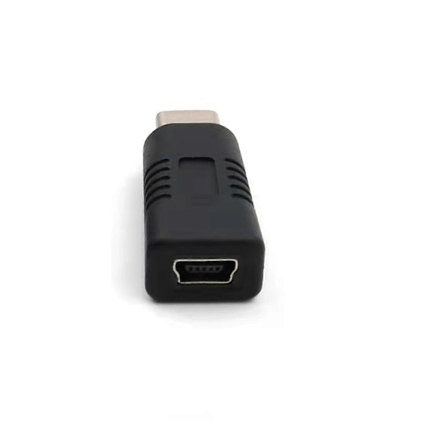 Mini USB Hona till Typ C Hane Adapter Antikorrosion Portabel Telefonkonverterare SZRH A-F