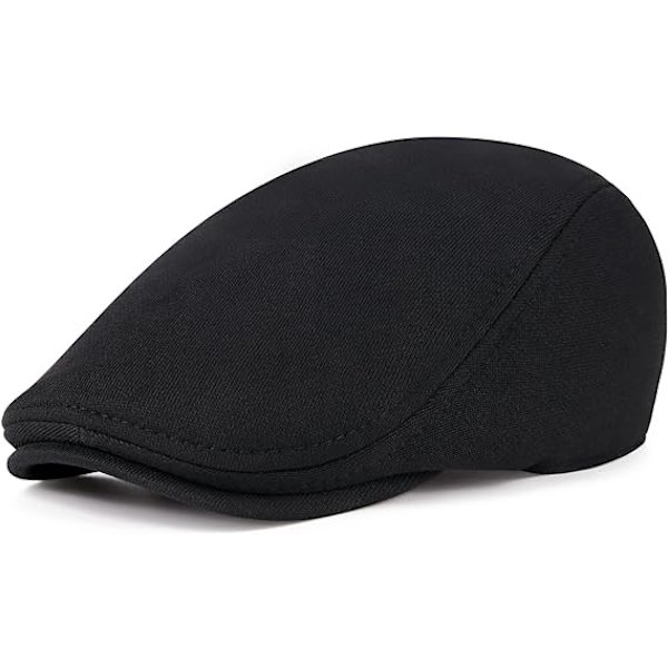 Herr Bomull Newsboy Cap Mjuk Passform Cabbie Hat