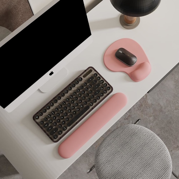 Musmatta för kontor med gel-handledsstöd - Ergonomisk spelmusmatta handledsstöd - Design spelmatta gummibas för bärbar dator