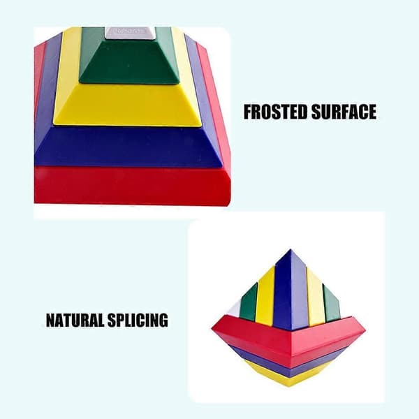 Pyramid Building Blocks DIY Multi-Shaped Stacking Toys Children's Educational Toy