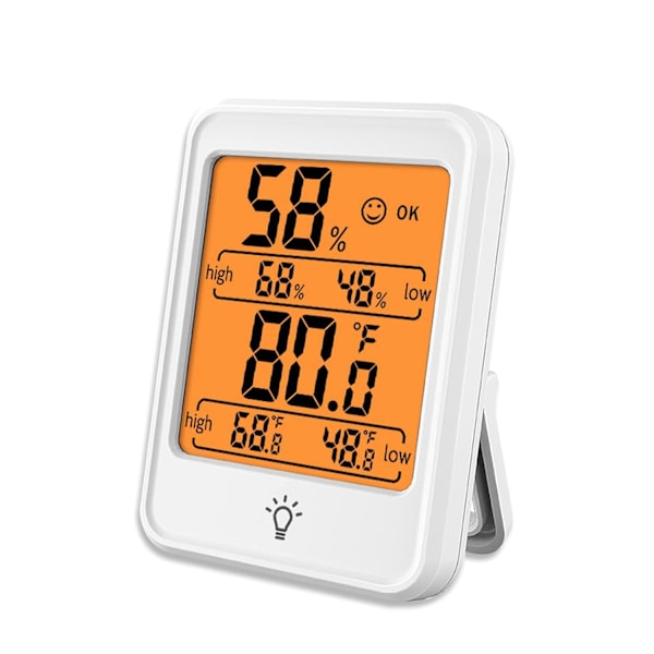 Indendørs digitale termometre hygrometre, rumtermometer hygrometer, rumtermometer, temperatur- og fugtighedsmåler