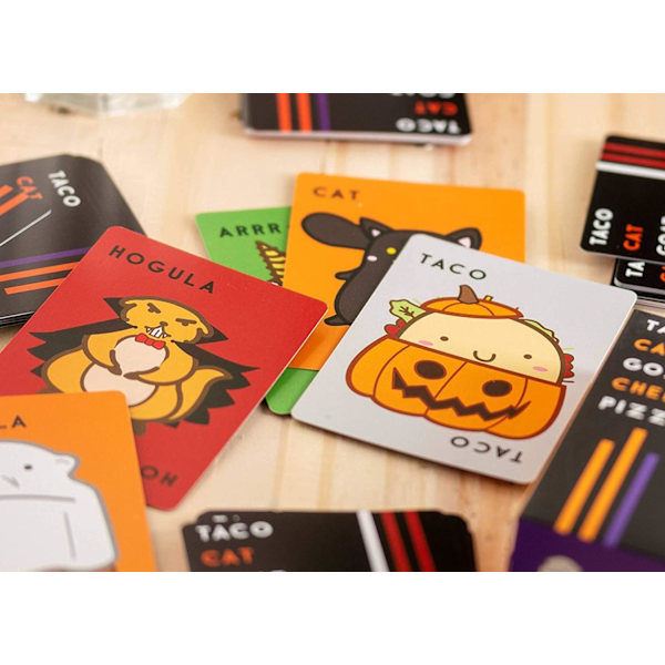 Taco Cat Goat Cheese Pizza – Halloween-versio – Halloween-juhlapelit – Halloween-juhlapalvelukset, Halloween-koulujuhlapalkinto, Karkki vai kepponen -lahja