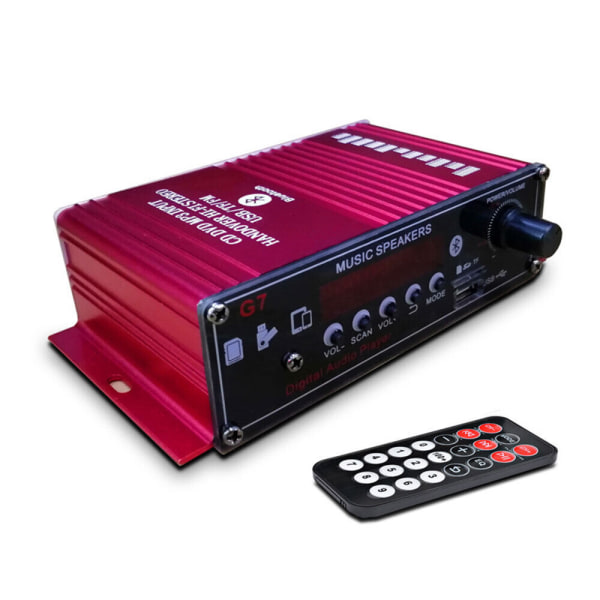 400W 12V HiFi Bluetooth Digital power Mini Stereo Audio Amp Car Home