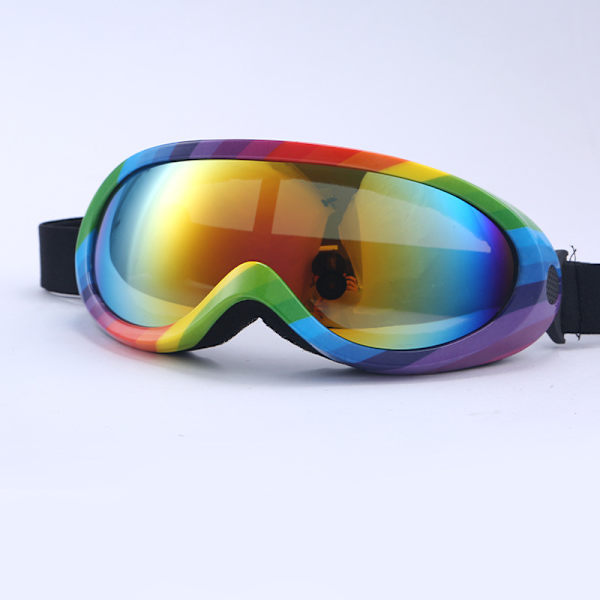 Skibriller, 2-pakning, Snowboardbriller for barn, gutter og jenter, ungdom, menn og kvinner, med UV 400-beskyttelse, vindmotstand, antireflekslinser, nye
