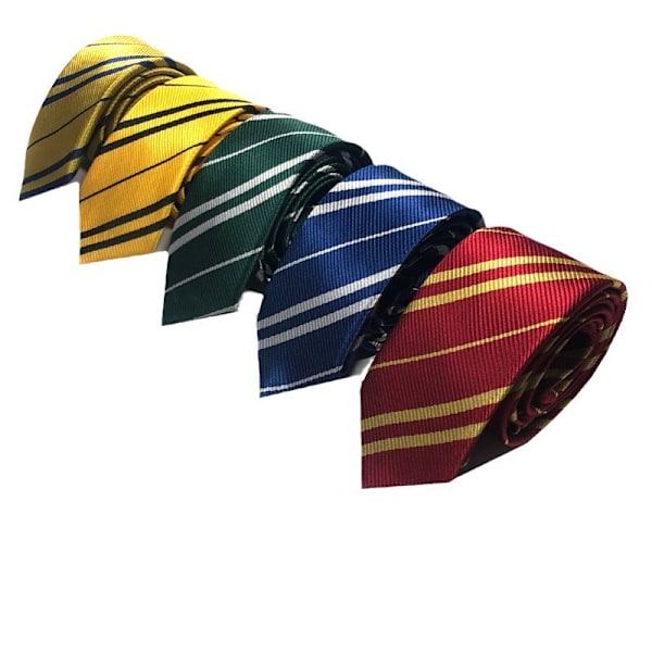 Slips til temafest kostumetilbehør, almindelig længde, klassisk Harry Potter slips, unisex voksen cosplay, slips Halloween satin legetøjsslips (57,09\") red