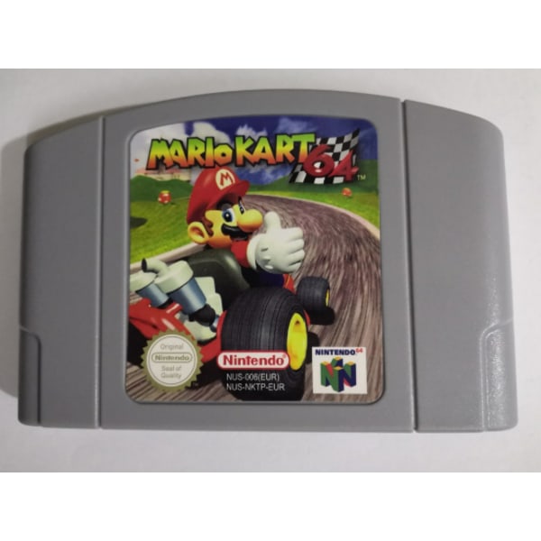 N64 spelkort EUR Version/PAL Mario Kart, smash bros, Mario party A