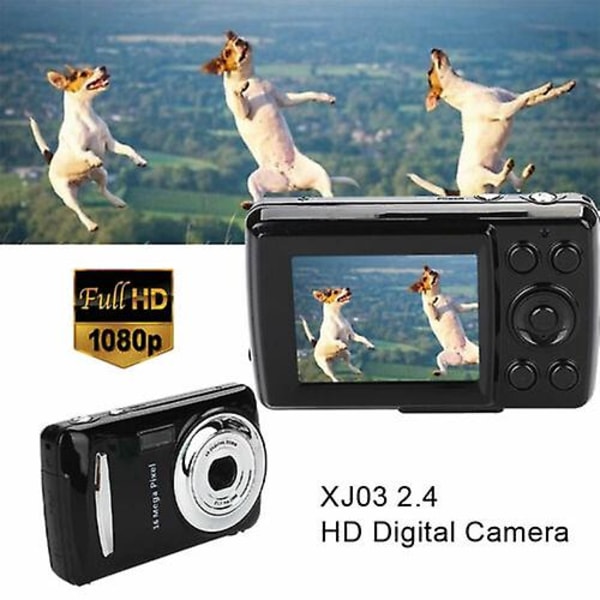 Digitalkamera-2,4'' Mini Compact-16MP HD TFT-videokamera -LCD-skärm