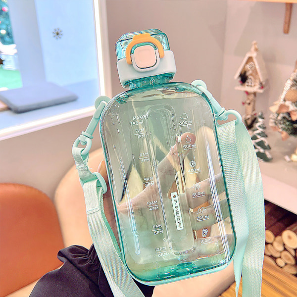 Sports Drikkeflaske 750ml Cyan Cyan