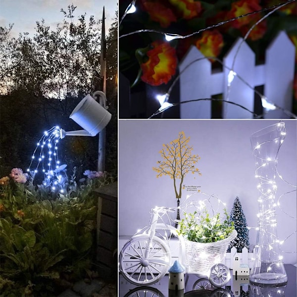 Led-keijukaisvalot, 3M 30 LED Paristokäyttöiset LED-valonauhat Vedenpitävät Ulkopuutarhaan Sisätiloihin Häihin Juhliin Jouluun (Viileä valkoinen)