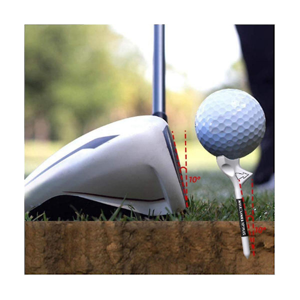 Golf Tee Golf Tee Brakett 10 Diagonal Innsetting Slitesterk Tee Golf Speed Tee Golf Tilbehør