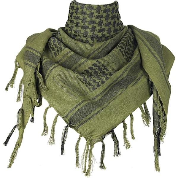 Bomulls Militär Shemagh Taktisk Öken Keffiyeh Halsduk Wrap style 2