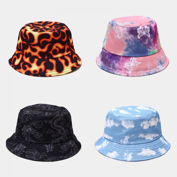 Bredskygget bøllehat, pakbar solhat til sommer, unisex SS