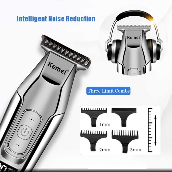 Professionell hårklippare för män Elektriska trimmers Skärande sladdlös skäggrakapparat