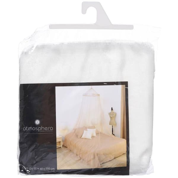 Hvid himmelseng 60x250cm - Atmosphera interiørdesign