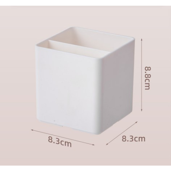 Plastik Organizer - Penneholder, Hvid