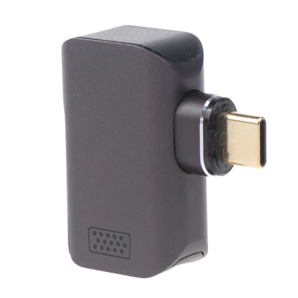 Type C Han til VGA Stik Højre Vinkel Adapter til Windows USB-C Laptops