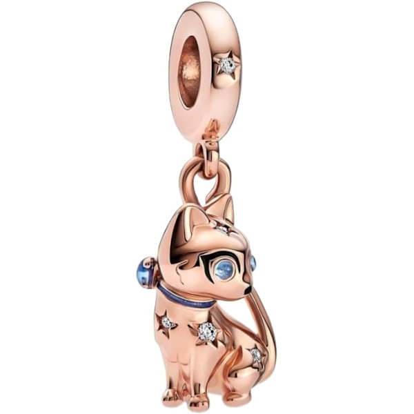 Familiekærlighed Dyrevedhæng Kobberperler Kompatible med Europæisk Armbånd, Charms til Kvinder
