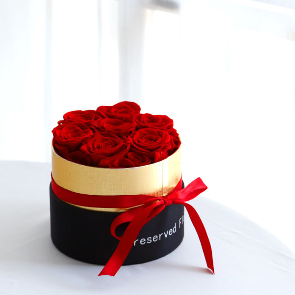 Riktig ros presentförpackning bestående rosor för födelsedagar, årsdagar, bröllop