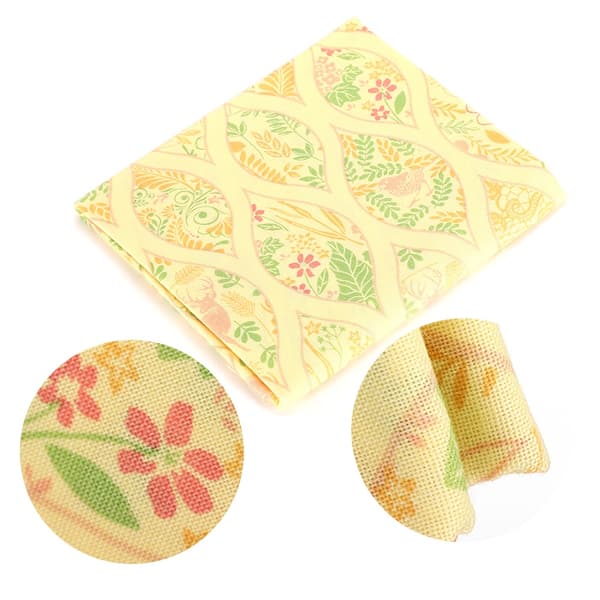 Plante Blomst Bomuldsstof Blomster Patchwork DIY Håndlavede Materialer Sy Tilbehør400312-Stray Path-Gul